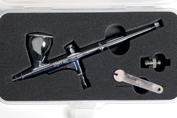 Airbrush, SP-20X, 0,2 mm tyngdekraftsmating 7cc
