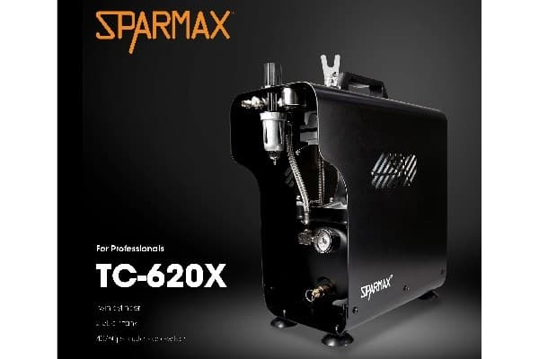 SPARMAX Airbrush Compressor, 40psi/60psi, TC-620X