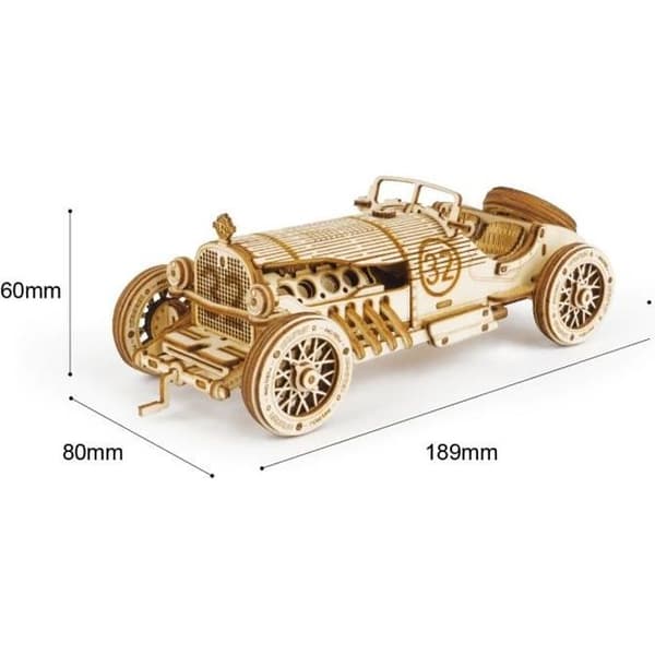 Trämodell - Racingbil - 220 stycken - ROBOTIME - Att montera själv - Barn