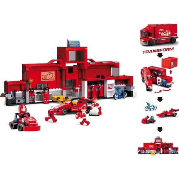 Lego-kompatibla klossar - Konstruktion - Formel 1 - Sluban
