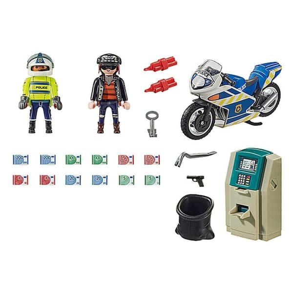 Playmobil 70572 City Action Police Motorcykeljagt efter pengerøveren