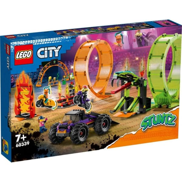 Lego City Stuntz 60339 Double Looping Stunt Arena