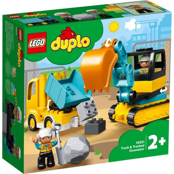 Lego Duplo 10931 lastbil og gravemaskine