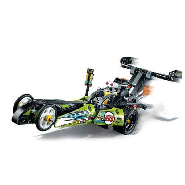 LEGO® Technic 42103 Dragster, racerbil, fordon, byggleksak för pojkar och flickor, 7+