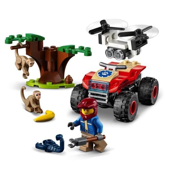 LEGO® 60300 City Wildlife Wild Animal Rescue fyrhjuling med minifigurer