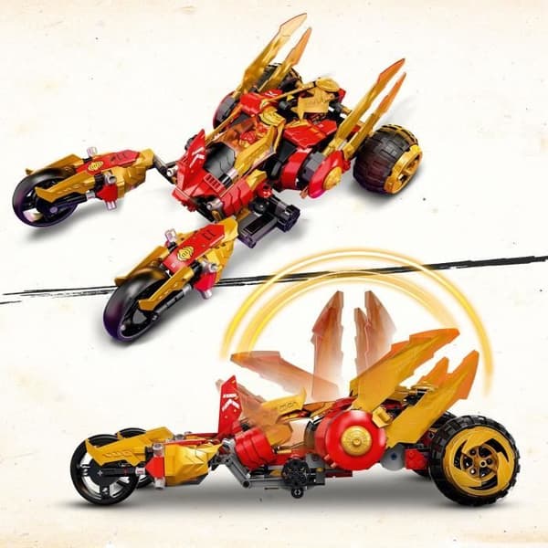 LEGO NINJAGO 71773 Kai's Golden Dragon Off-Roader leksaksbil för barn