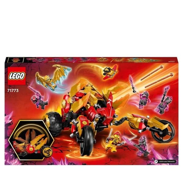 LEGO NINJAGO 71773 Kai's Golden Dragon Off-Roader leksaksbil för barn