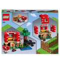 Miniatyrbild 6 av 6: LEGO® 21179 Minecraft Svamphuset, byggleksaksset för barn från 8 år, presentidé, med minifigurer
