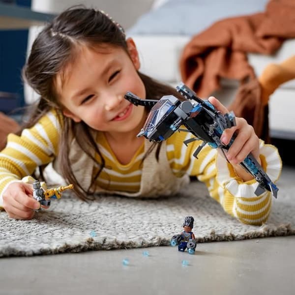 LEGO® 76186 Marvel Black Panther's Flying Dragon - Avengers Toy, Super Hero Building Set med 3 minifigurer