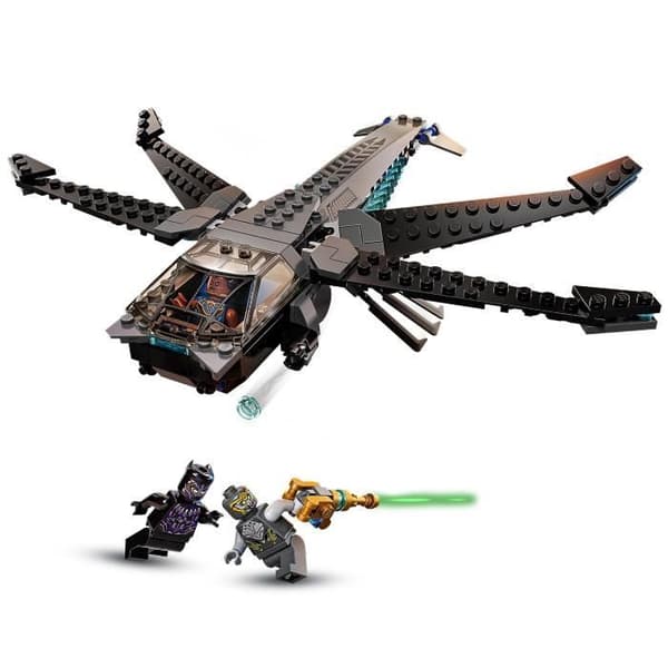 LEGO® 76186 Marvel Black Panther's Flying Dragon - Avengers Toy, Super Hero Building Set med 3 minifigurer