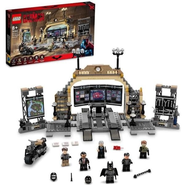 LEGO® 76183 DC Batman Batcave: Clash of the Rphinx, leksaksmotorcykel för barn över 8 år, med Catwoman och Alfred