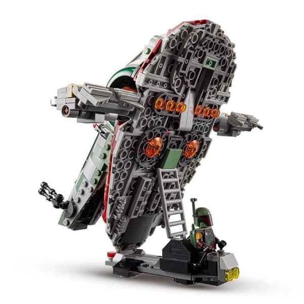 LEGO® 75312 Star Wars Boba Fetts luftskepp, set med 2 minifigurer, leksak för barn från 9 år och uppåt