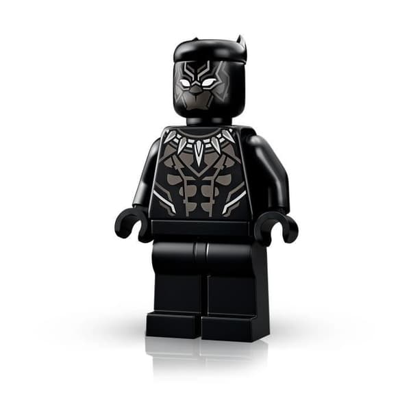 LEGO 76204 Marvel The Black Panther Robotrustning, Minifigurset, Avengers Building Toy för barn +7 år att samla in