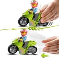 Miniatyrbild 3 av 6: LEGO® 60295 City Stuntz Stunt Show Arena, 2 monstertruckar och leksaksbilar, Pull-Down Motorcykel, Circle