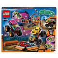 Miniatyrbild 6 av 6: LEGO® 60295 City Stuntz Stunt Show Arena, 2 monstertruckar och leksaksbilar, Pull-Down Motorcykel, Circle