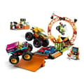Miniatyrbild 2 av 6: LEGO® 60295 City Stuntz Stunt Show Arena, 2 monstertruckar och leksaksbilar, Pull-Down Motorcykel, Circle