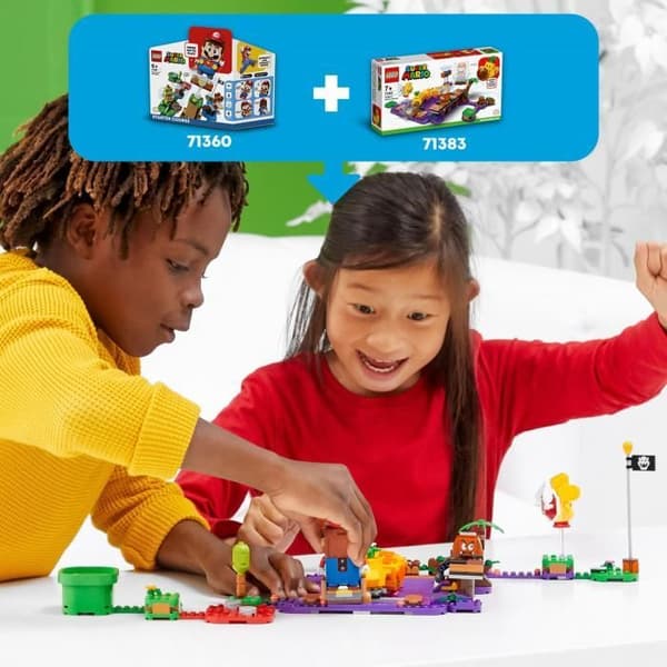 LEGO® Super Mario™ 71383 Wiggler's Poison Swamp Expansion Set, Samlarspel med Goomba och Koopa Paratroopa