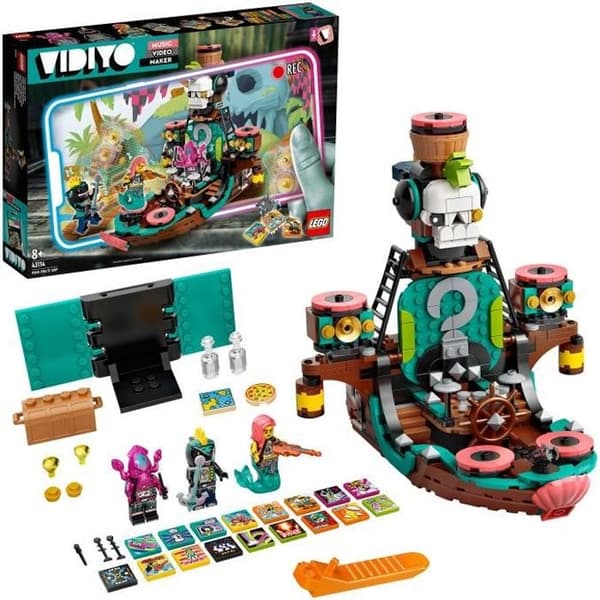 LEGO® 43114 VIDIYO Punk Piratskepp BeatBox Music Video Maker - Musical Toy and Augmented Reality App för barn