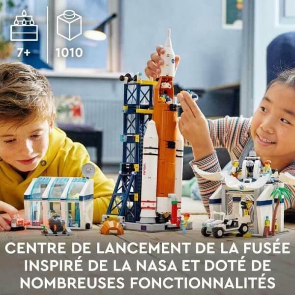 LEGO® City - 60351 raketavfyrningsplatta - rymdskepp för barn