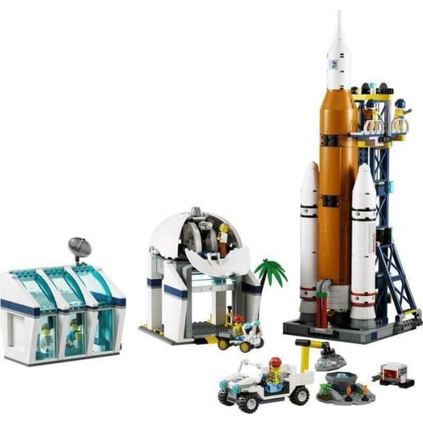 LEGO® City - 60351 raketavfyrningsplatta - rymdskepp för barn