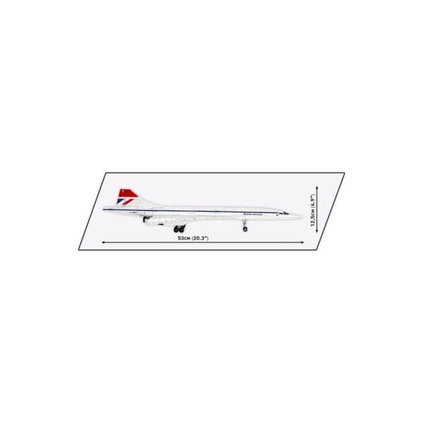 Byggspel - Concorde Concorde - 455 stycken Cobi
