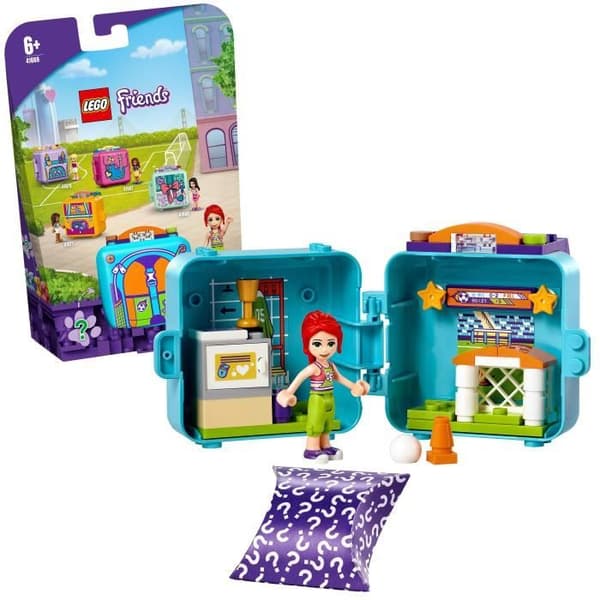 LEGO® 41669 Friends Mias fotbollskub – Serie 5 bärbar samlarleksak med minidocka