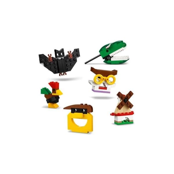 LEGO® Classic 11009 klossar och ljus - kreativa byggleksaker, skuggteater för barn från 5 år
