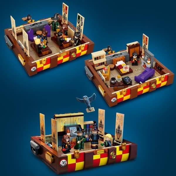 LEGO 76399 Harry Potter Hogwarts magiska kista, anpassningsbar leksak, tillbehör och karaktärsskapande, barn 8 år