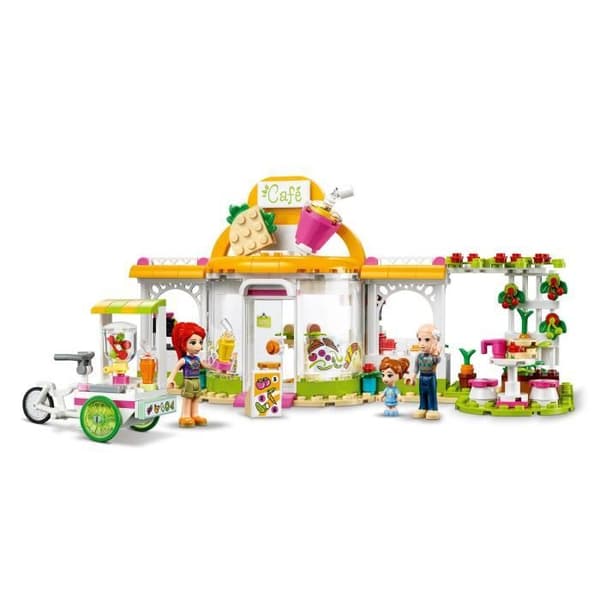 LEGO® Friends 41444 Heartlake City Ekologiska Café med 3 Mini-Dockor, Utbildningsspel för Barn från 6 år och uppåt