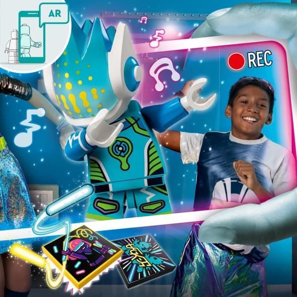 LEGO® 43104 VIDIYO™ Alien DJ BeatBox Music Video Maker, Musical Toy, Augmented Reality Set-app med minifigur