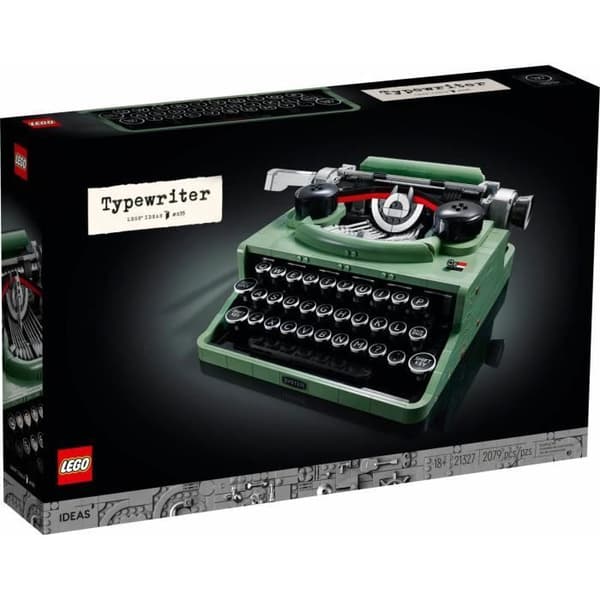 Idéskrivmaskin - Lego - 21327 - 2079 bitar - Khakigrön - Montering för att montera själv