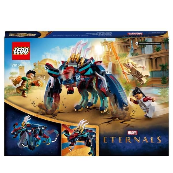LEGO® 76154 Förundras över det avvikande bakhållet! The Eternals, Byggleksak för barn från 6 år, Superhjältefigurer