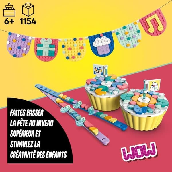 LEGO® DOTS 41806 The Ultimate Party Kit, Födelsedagsspel, Party Bag Favor
