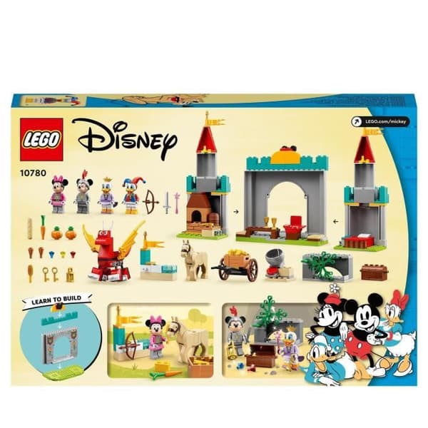 LEGO® Disney Mickey and Friends 10780 Castle Defenders, leksak med hästar för 4 år gammal
