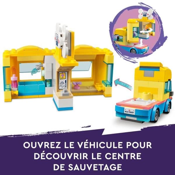 LEGO® Friends 41741 The Canine Rescue Van, Leksaksdjur Barn 6 år, Serie 2023