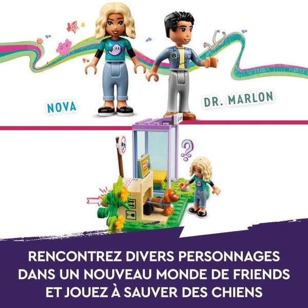 LEGO® Friends 41741 The Canine Rescue Van, Leksaksdjur Barn 6 år, Serie 2023