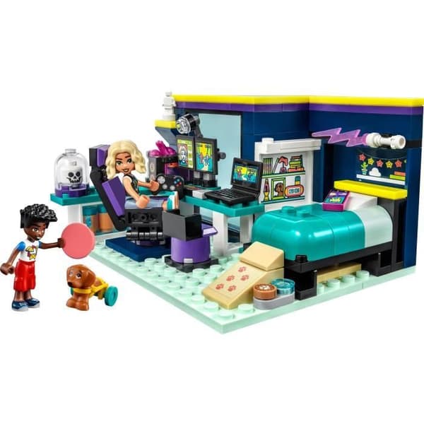 LEGO® Friends 41755 Novas sovrum, leksak med speltema, med minidocka