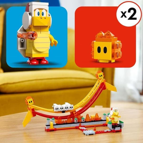 LEGO® Super Mario 71416 Lava Wave Ride Expansion Set, med minifigurer
