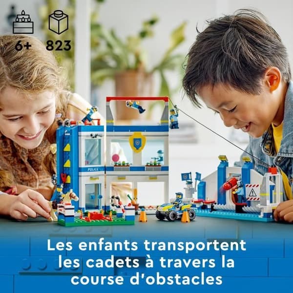 LEGO® City 60372 Police Training Center, med hästminifigur, leksaksbil