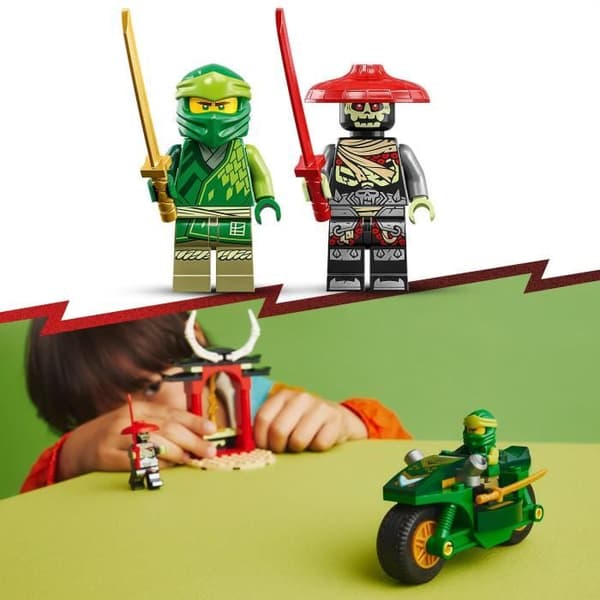 LEGO® NINJAGO 71788 Lloyd's Ninja motorcykel, leksak för barn i åldrarna 4, pedagogiskt spel, 2 minifigurer