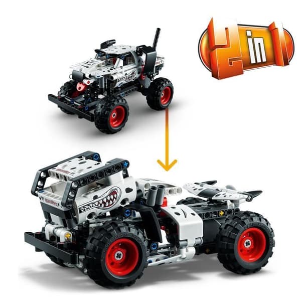LEGO® Technic 42150 Monster Jam Monster Mutt Dalmatiner, 2-i1, Monster Truck Toy, Bil