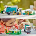 Miniatyrbild 6 av 6: LEGO® City 60386 Återvinningsbil, sopbilsleksak, pedagogiskt spel för barn från 5 år och uppåt