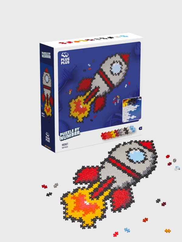 Box Plus-Plus Puzzle By Number Rocket 500 pcs