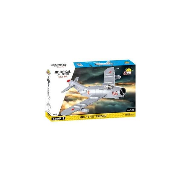 Flygplansmodell - COBI - MIG-17 'FRESCO' - 565 delar - Plast - Från 10 år