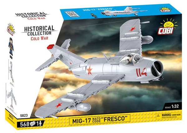 Flygplansmodell - COBI - MIG-17 'FRESCO' - 565 delar - Plast - Från 10 år