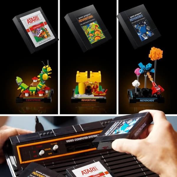 LEGO Icons 10306 Atari 2600, byggbar modell, videoleksakskonsol, för vuxna