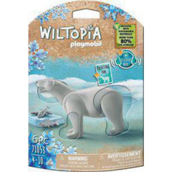 Byggspel - Playmobil - WILTOPIA ISBJÖRN - Blandade material - Blå - Blandat