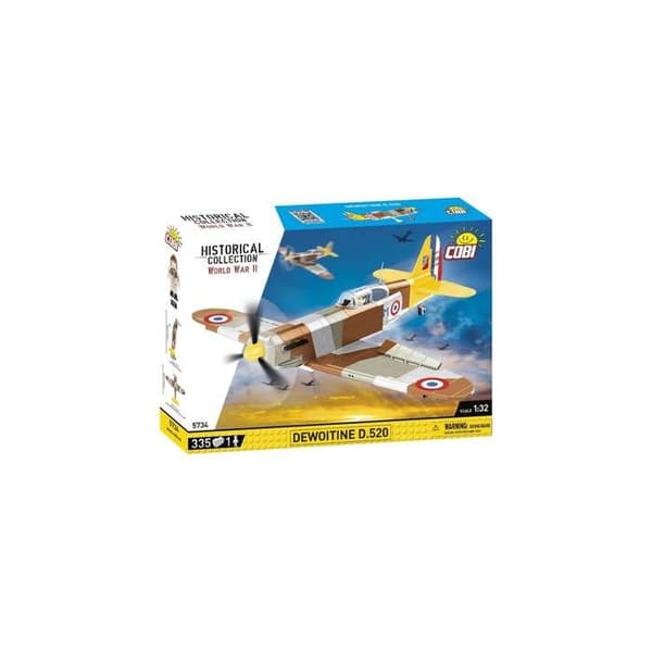 Flygplansmodell - COBI - DEWOITINE D.520 - Plast - Från 8 år - Blandat