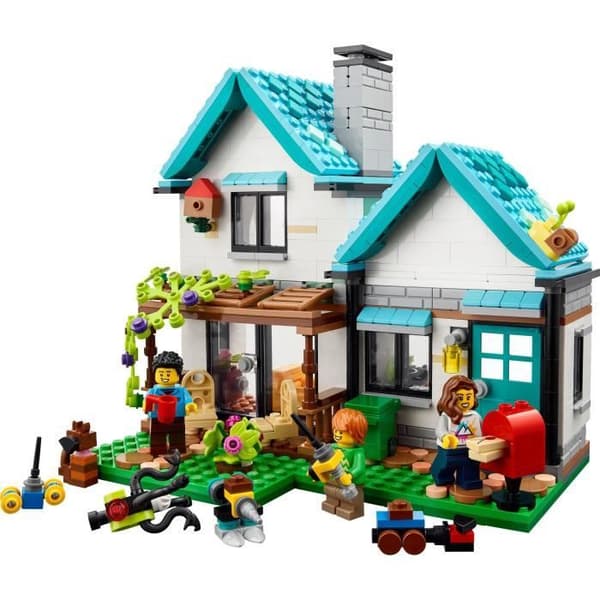 LEGO® Creator 3-i-1 31139 Välkomsthusmodellsats med 3 olika hus och minifigurer