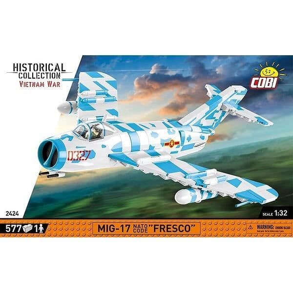 Modellsats - COBI - MIG-17 NATO CODE "FRESCO" - 575 delar - Plast - Att montera själv